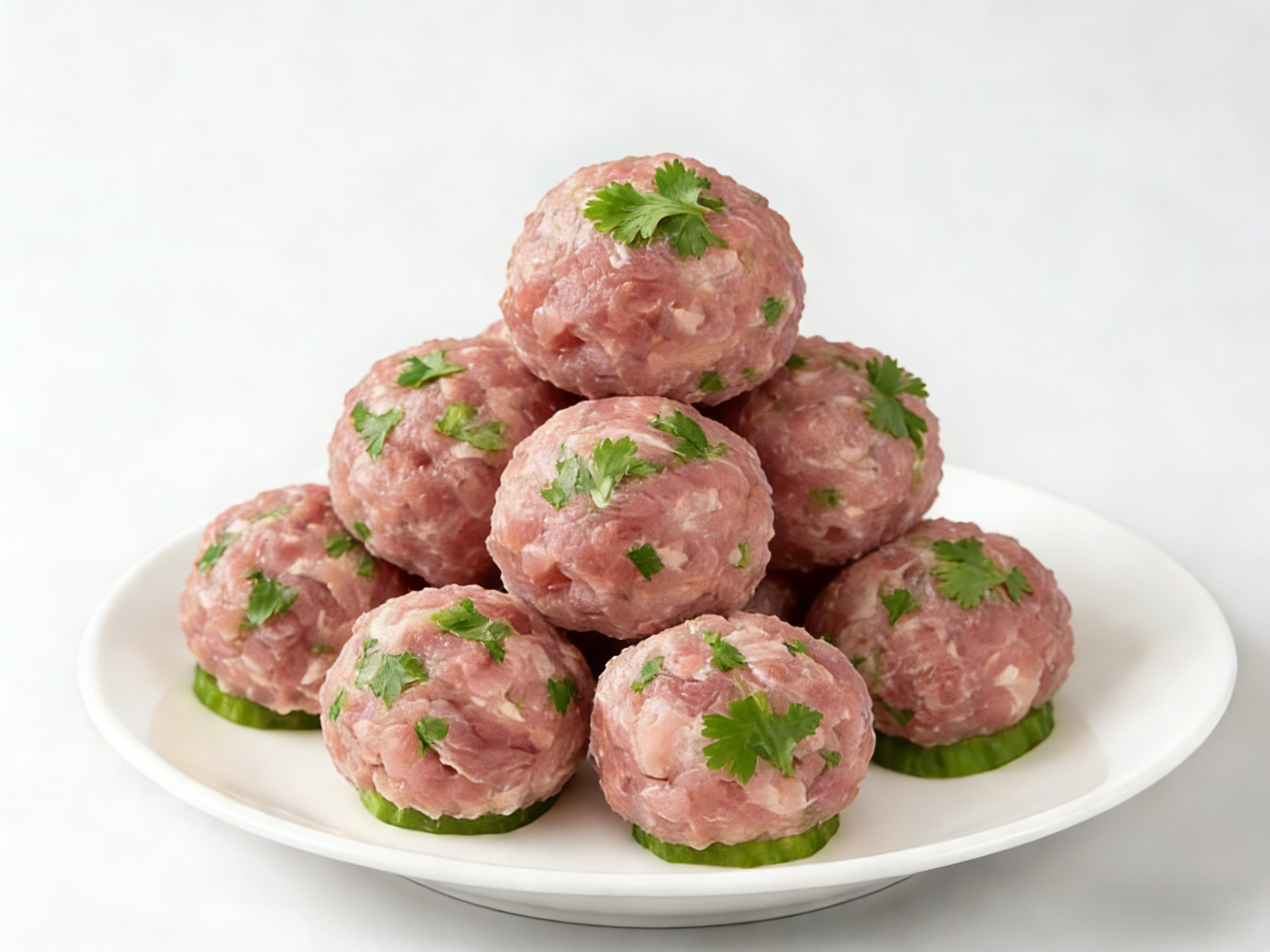 香菜猪肉丸